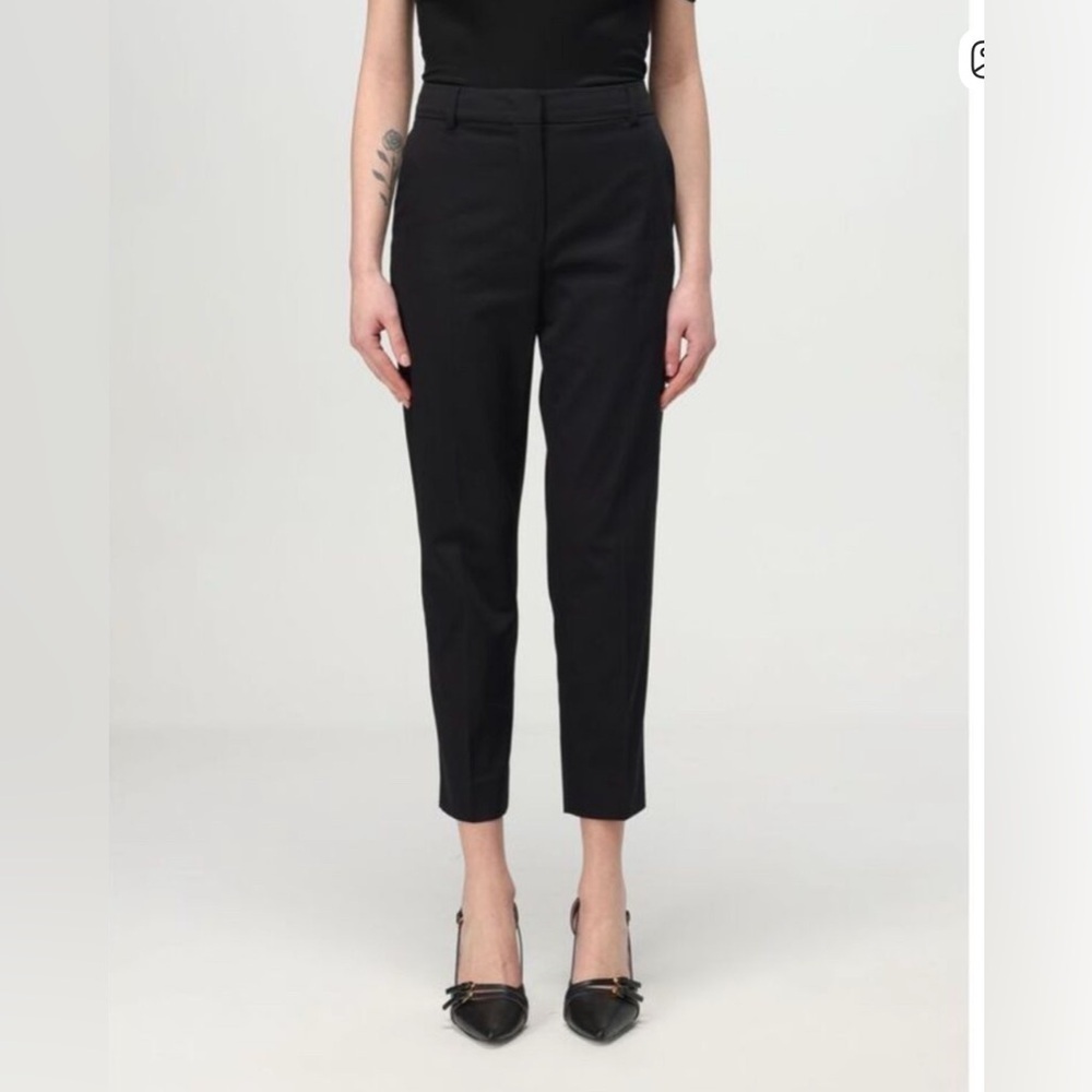 MaxMara Black Cropped Trousers Size 6